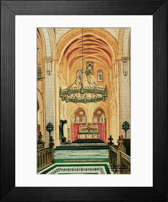 Framed Print : Sanctuary, Buckfast Abbey Church, Dartmoor, Devon Framed Print : Sanctuary, Buckfast Abbey Church, Dartmoor, Devon