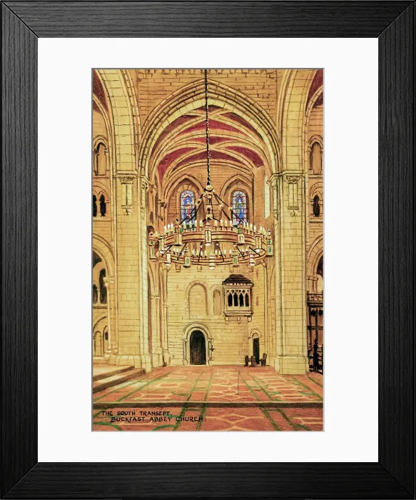 Framed Print : South Transept, Buckfast Abbey Church, Dartmoor, Devon Framed Print : South Transept, Buckfast Abbey Church, Dartmoor, Devon