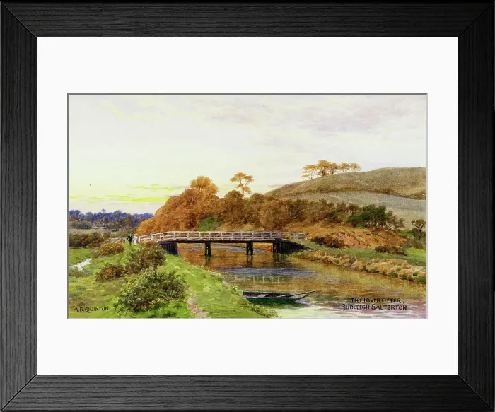 Framed Print : River Otter, Budleigh Salterton, East Devon Framed Print : River Otter, Budleigh Salterton, East Devon