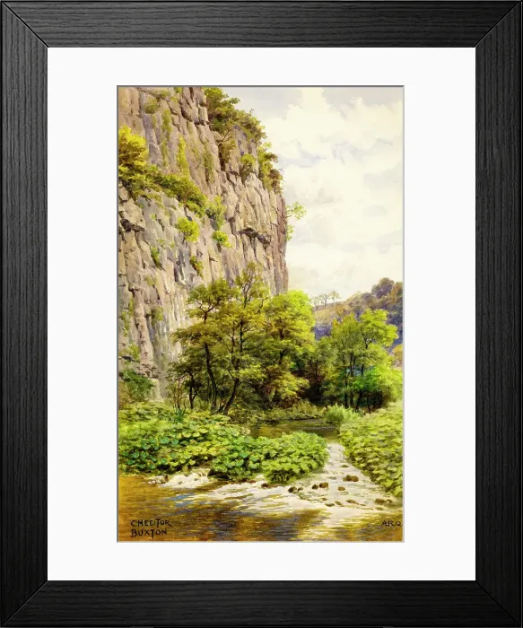 Framed Print : Chee Tor, Buxton, Derbyshire Framed Print : Chee Tor, Buxton, Derbyshire