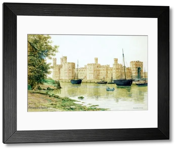 Framed Print : Caernarfon Castle, Gwynedd, Wales Framed Print : Caernarfon Castle, Gwynedd, Wales