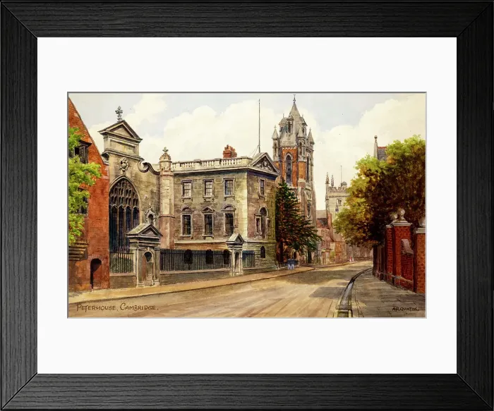Framed Print : Cambridge - Peterhouse College Framed Print : Cambridge - Peterhouse College