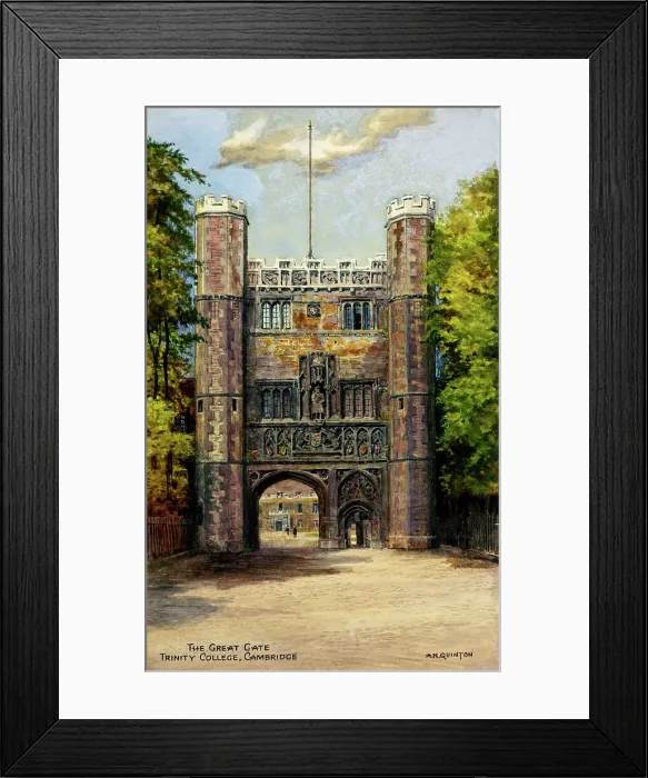 Framed Print : Cambridge - Trinity College, The Great Gate Framed Print : Cambridge - Trinity College, The Great Gate
