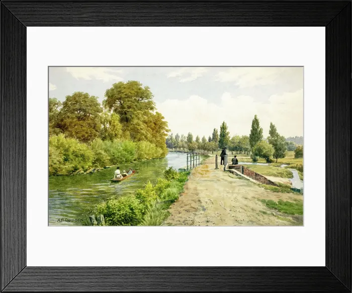 Framed Print : Cambridge - River Cam Framed Print : Cambridge - River Cam