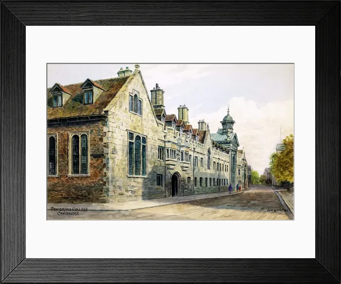 Framed Print : Cambridge - Pembroke College Framed Print : Cambridge - Pembroke College