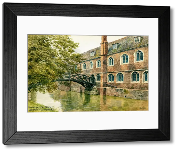 Framed Print : Cambridge - Queens College, Mathematical Bridge Framed Print : Cambridge - Queens College, Mathematical Bridge