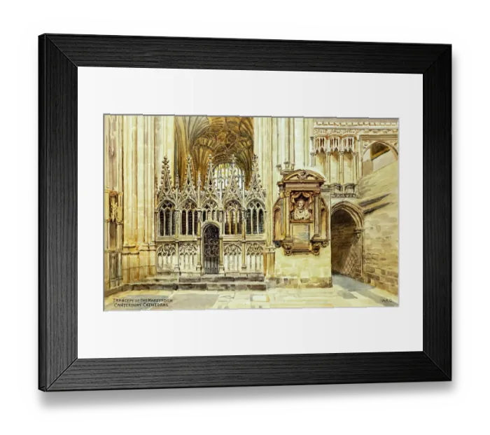 Framed Print : Transept of the Martyrdom, Canterbury Cathedral, Kent Framed Print : Transept of the Martyrdom, Canterbury Cathedral, Kent