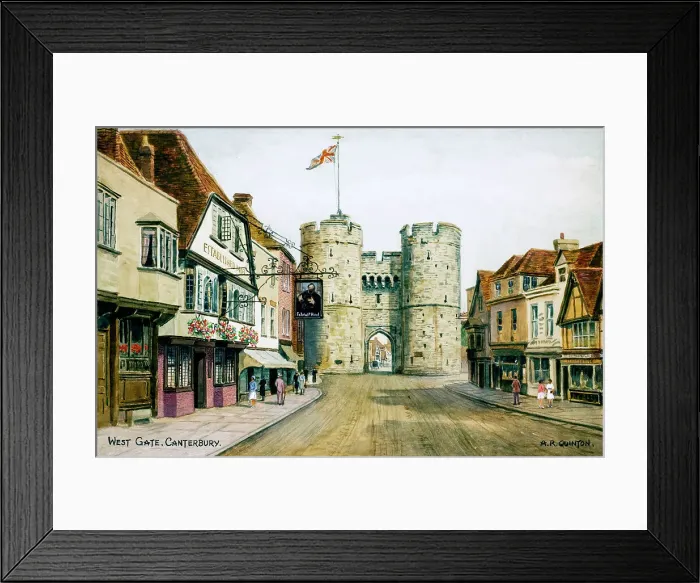 Framed Print : West Gate, Canterbury, Kent Framed Print : West Gate, Canterbury, Kent