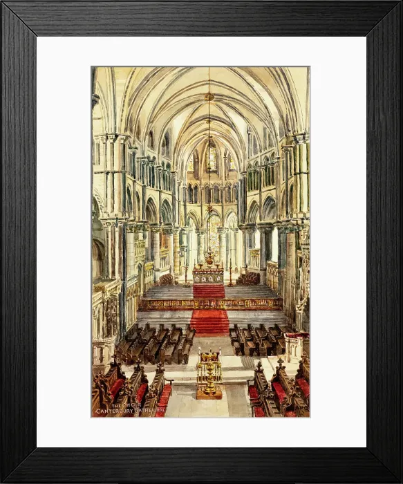 Framed Print : The Choir, Canterbury Cathedral, Kent Framed Print : The Choir, Canterbury Cathedral, Kent