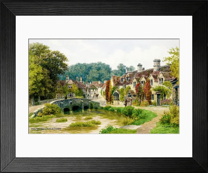 Framed Print : The Bridge, Castle Combe, Wiltshire Framed Print : The Bridge, Castle Combe, Wiltshire