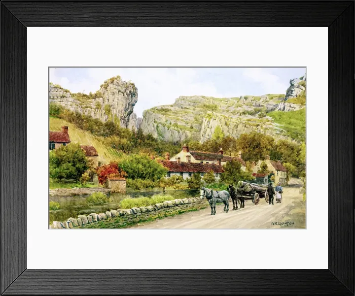 Framed Print : Cheddar Gorge, Somerset Framed Print : Cheddar Gorge, Somerset
