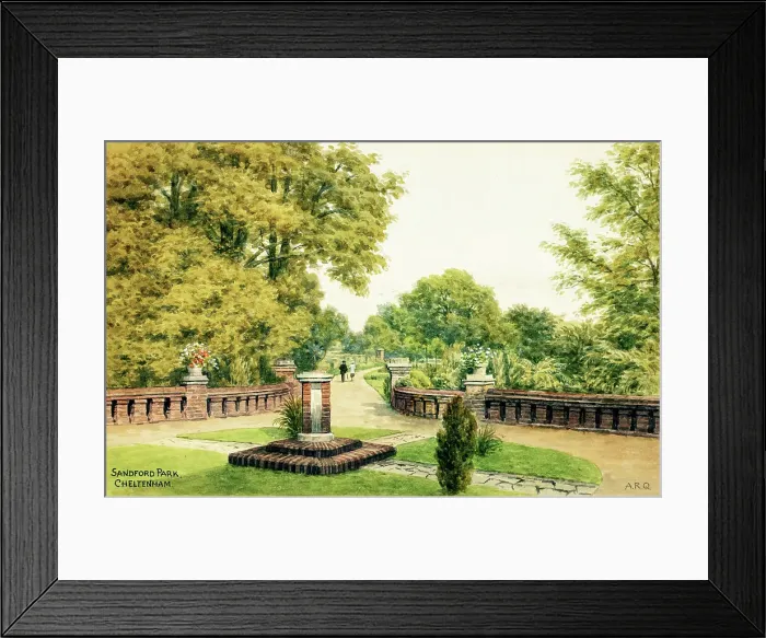 Framed Print : Sandford Park, Cheltenham, Gloucestershire Framed Print : Sandford Park, Cheltenham, Gloucestershire
