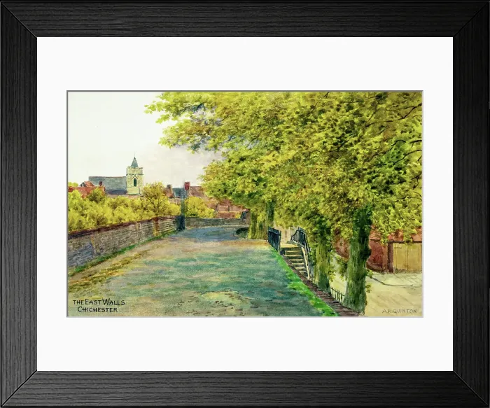 Framed Print : The East Walls, Chichester, West Sussex Framed Print : The East Walls, Chichester, West Sussex