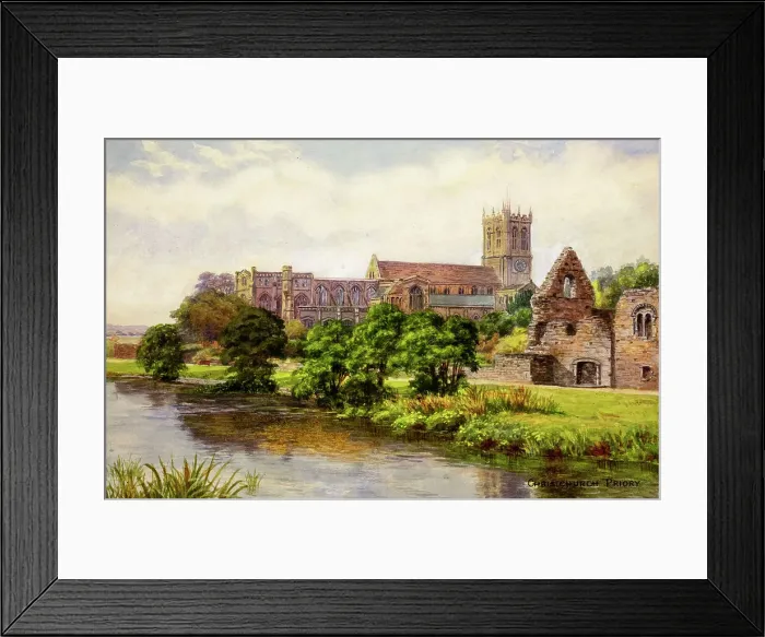 Framed Print : Christchurch Priory, Christchurch, Dorset Framed Print : Christchurch Priory, Christchurch, Dorset