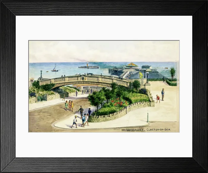 Framed Print : Bridge, Clacton on Sea, Essex Framed Print : Bridge, Clacton on Sea, Essex