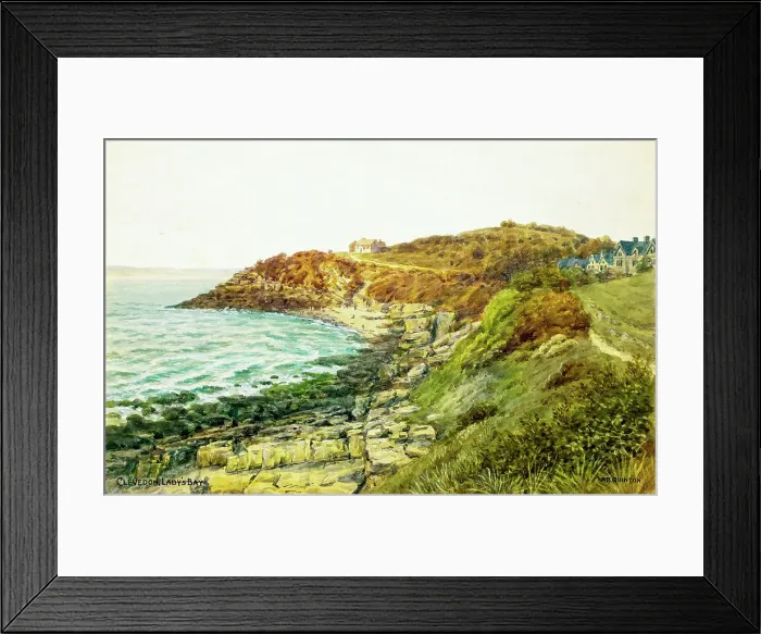Framed Print : Lady's Bay, Clevedon, Somerset Framed Print : Lady's Bay, Clevedon, Somerset