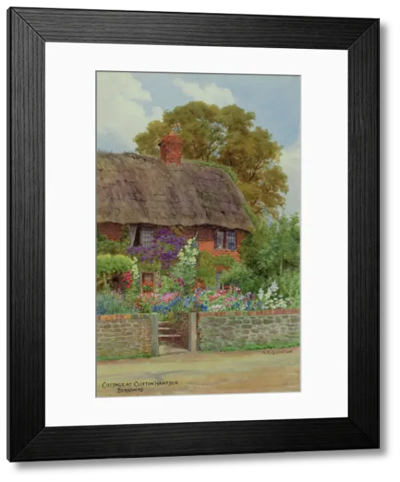 Framed Print : Thatched cottage, Clifton Hampden, Oxfordshire Framed Print : Thatched cottage, Clifton Hampden, Oxfordshire