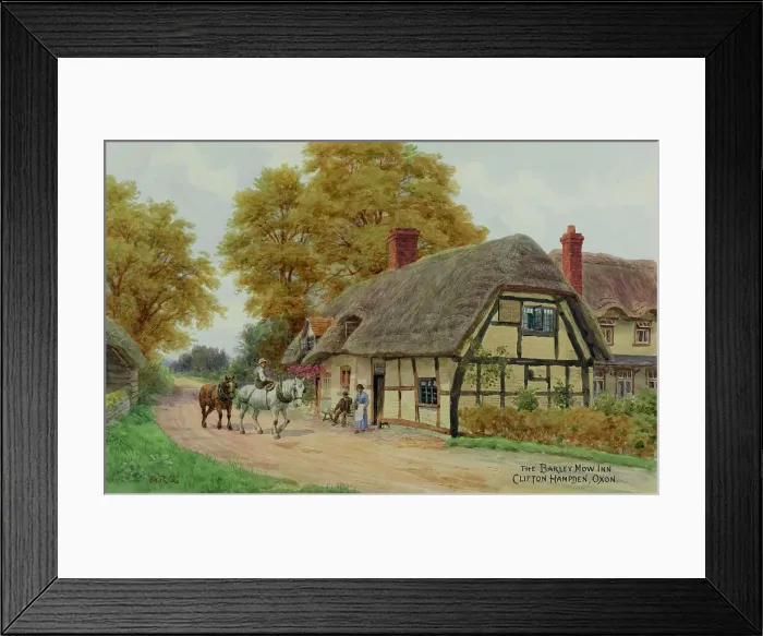 Framed Print : Clifton Hampden, Oxfordshire - The Barley Mow Inn Framed Print : Clifton Hampden, Oxfordshire - The Barley Mow Inn