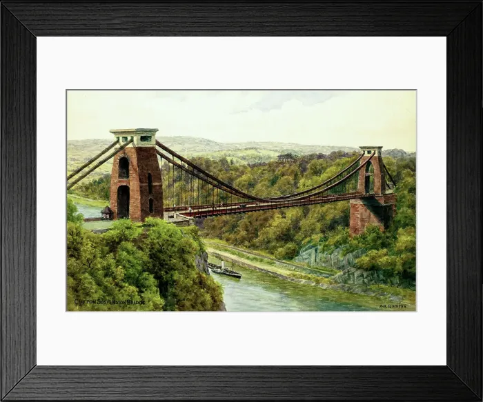 Framed Print : Clifton Suspension Bridge, Bristol Framed Print : Clifton Suspension Bridge, Bristol