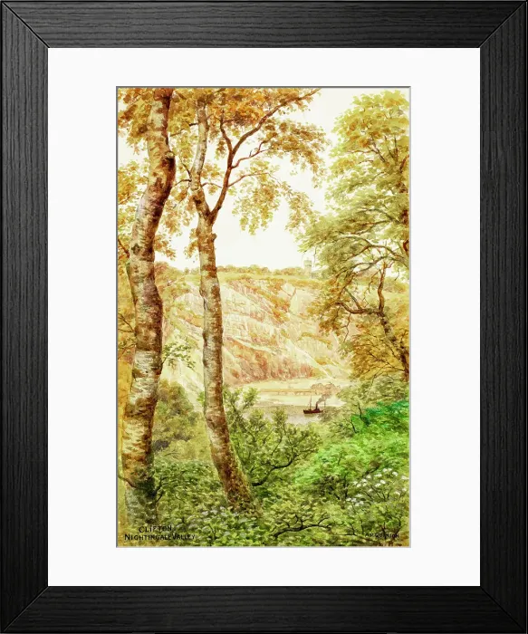 Framed Print : Nightingale Valley, Clifton, Bristol Framed Print : Nightingale Valley, Clifton, Bristol
