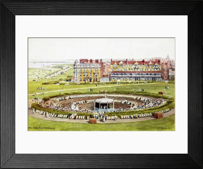 Framed Print : The Oval, Cliftonville, Margate, Kent Framed Print : The Oval, Cliftonville, Margate, Kent