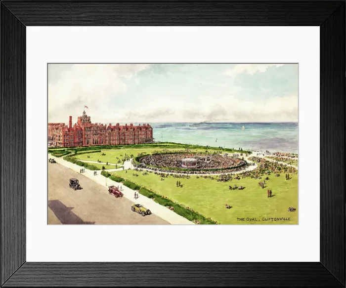 Framed Print : The Oval, Cliftonville, Margate, Kent Framed Print : The Oval, Cliftonville, Margate, Kent