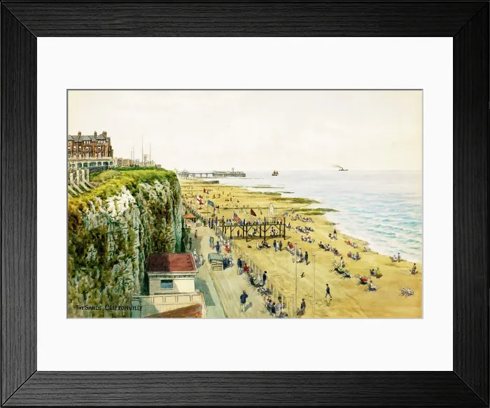 Framed Print : The Sands, Cliftonville, Margate, Kent Framed Print : The Sands, Cliftonville, Margate, Kent