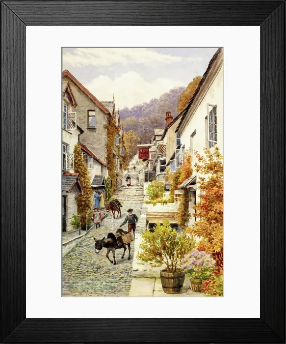 Framed Print : Clovelly, Devon Framed Print : Clovelly, Devon