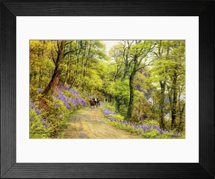 Framed Print : Hobby Drive, Clovelly, Devon Framed Print : Hobby Drive, Clovelly, Devon