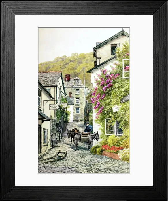 Framed Print : Clovelly, Devon Framed Print : Clovelly, Devon