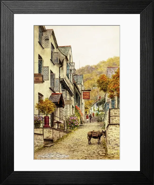 Framed Print : Clovelly, Devon Framed Print : Clovelly, Devon