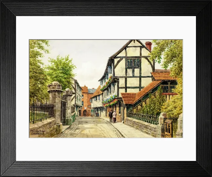 Framed Print : Priory Row, Coventry, Warwickshire Framed Print : Priory Row, Coventry, Warwickshire