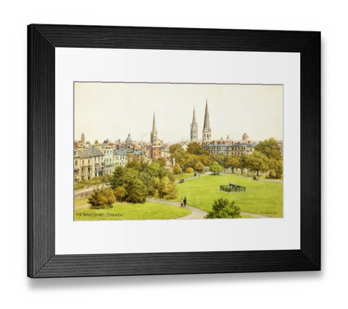 Framed Print : Three Spires, Coventry, Warwickshire Framed Print : Three Spires, Coventry, Warwickshire