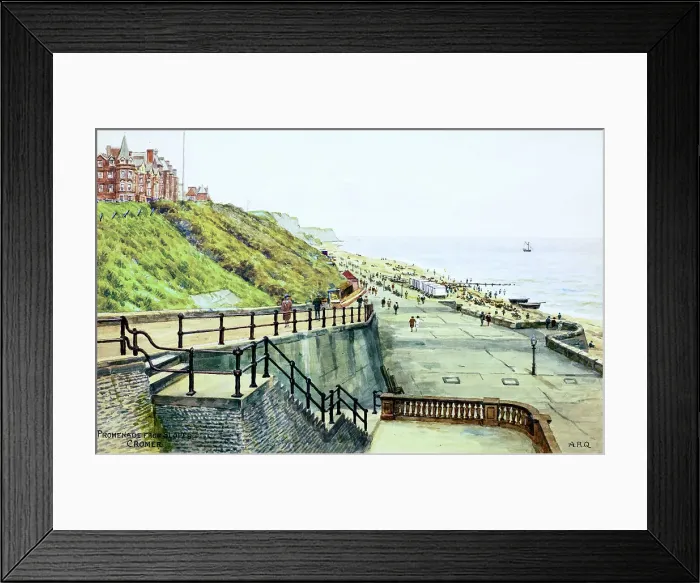 Framed Print : Promenade, Cromer, Norfolk Framed Print : Promenade, Cromer, Norfolk