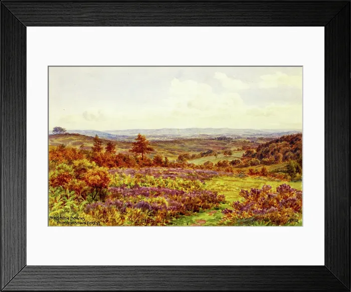Framed Print : South Downs, viewed from Ashdown Forest, East Sussex Framed Print : South Downs, viewed from Ashdown Forest, East Sussex