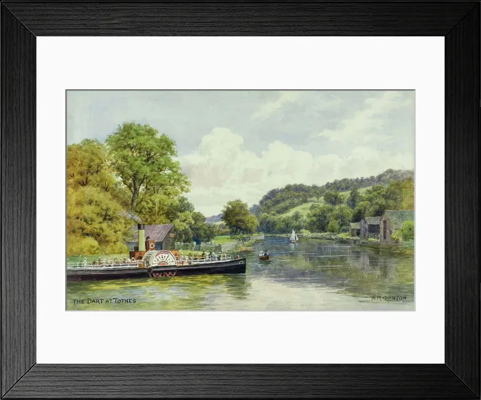 Framed Print : River Dart at Totnes, Devon Framed Print : River Dart at Totnes, Devon