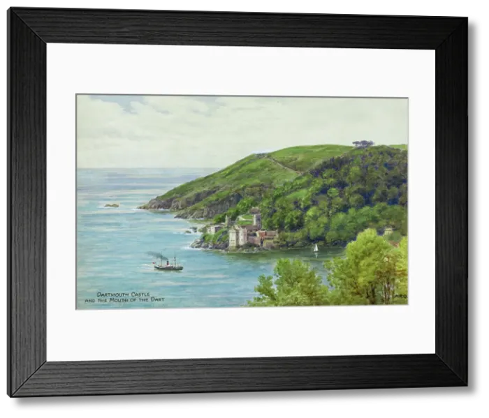 Framed Print : Dartmouth Castle, Mouth of the River Dart, Devon Framed Print : Dartmouth Castle, Mouth of the River Dart, Devon