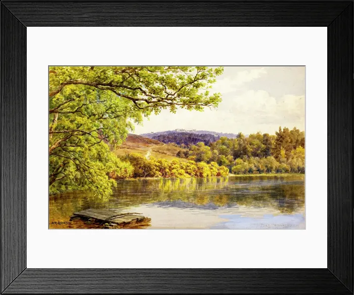 Framed Print : The Mill Pond, Crowborough, East Sussex Framed Print : The Mill Pond, Crowborough, East Sussex