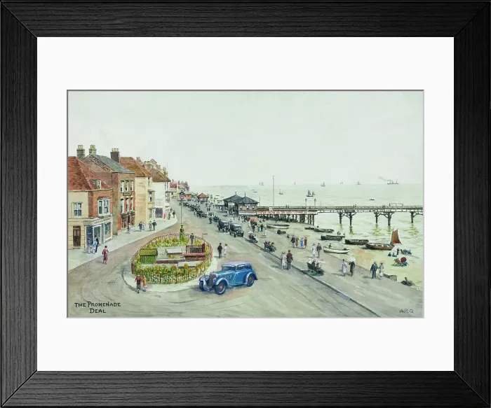 Framed Print : Promenade, Deal, Kent Framed Print : Promenade, Deal, Kent