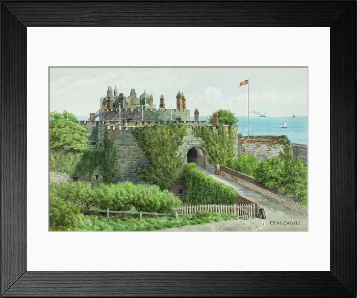 Framed Print : Deal Castle, Deal, Kent Framed Print : Deal Castle, Deal, Kent