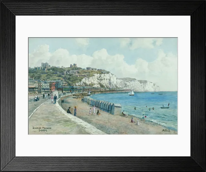 Framed Print : Marine Parade, Dover, Kent Framed Print : Marine Parade, Dover, Kent