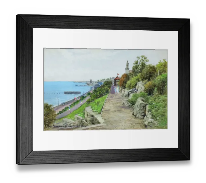 Framed Print : The Gardens, Dovercourt Bay, Essex Framed Print : The Gardens, Dovercourt Bay, Essex