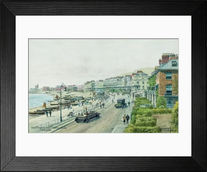 Framed Print : The Parade, Dover, Kent, viewed from the Yacht Club Framed Print : The Parade, Dover, Kent, viewed from the Yacht Club