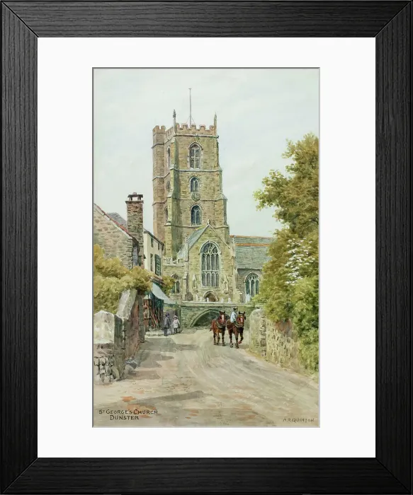 Framed Print : St George's Church, Dunster, Exmoor, Somerset Framed Print : St George's Church, Dunster, Exmoor, Somerset