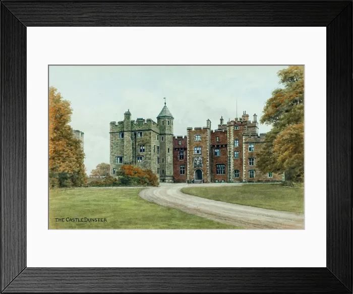 Framed Print : The Castle, Dunster, Exmoor, Somerset Framed Print : The Castle, Dunster, Exmoor, Somerset