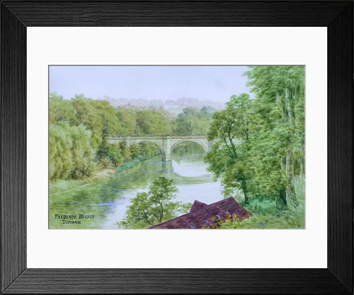 Framed Print : Prebends Bridge, Durham, County Durham Framed Print : Prebends Bridge, Durham, County Durham