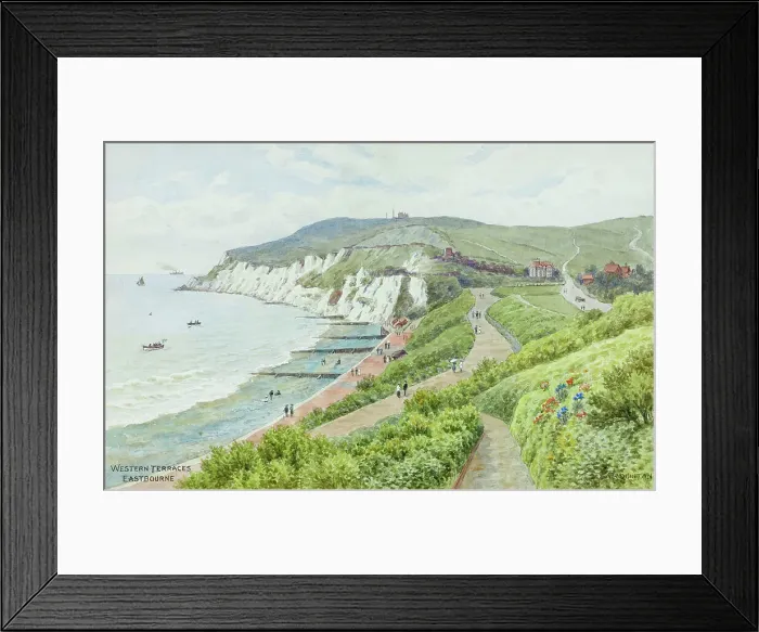 Framed Print : Western Terraces, Eastbourne, East Sussex Framed Print : Western Terraces, Eastbourne, East Sussex