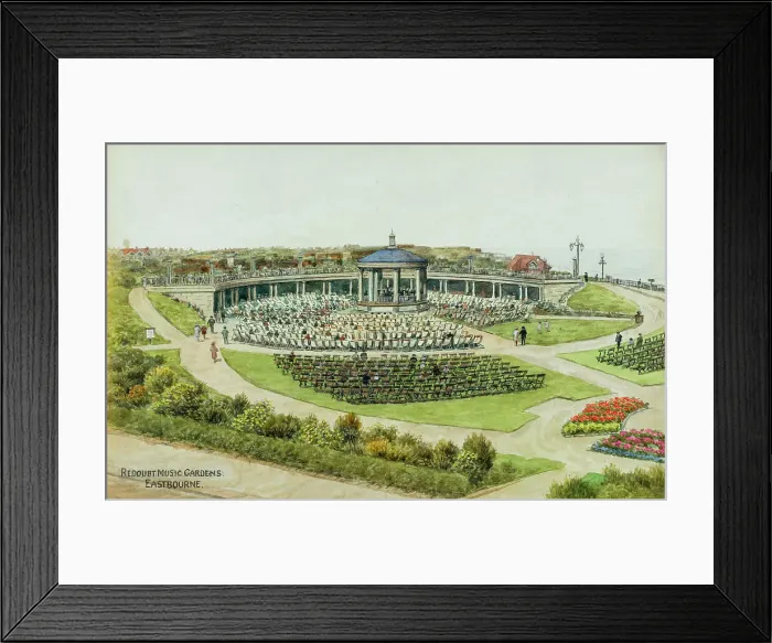 Framed Print : Redoubt Music Gardens, Eastbourne, East Sussex Framed Print : Redoubt Music Gardens, Eastbourne, East Sussex
