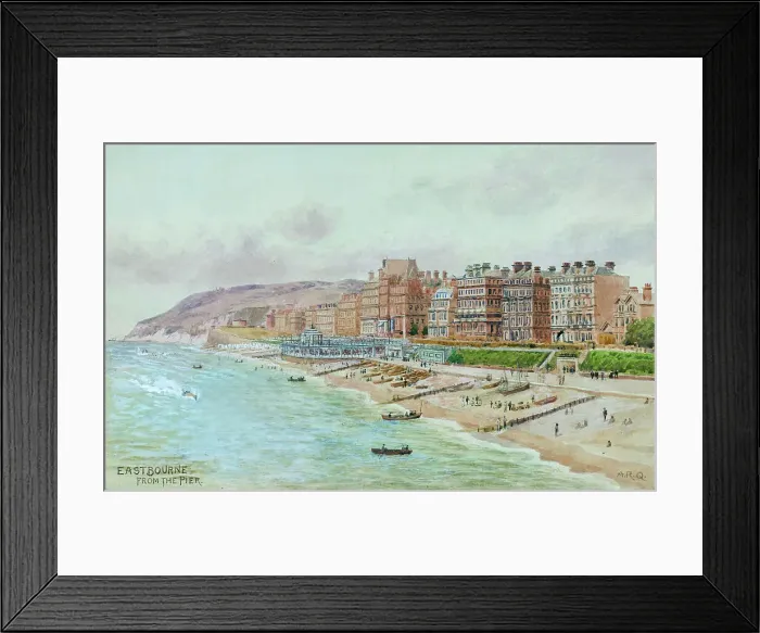 Framed Print : Eastbourne, East Sussex, viewed from the Pier Framed Print : Eastbourne, East Sussex, viewed from the Pier
