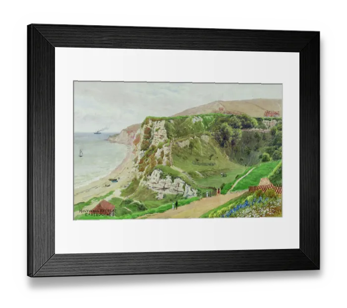 Framed Print : Holywell Retreat, Eastbourne, East Sussex